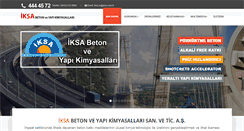 Desktop Screenshot of iksa.com.tr